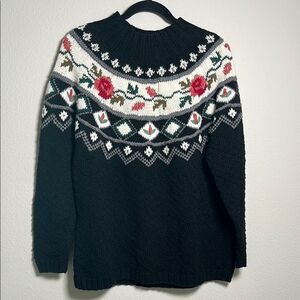 Vintage Talbots Hand Knit Sweater